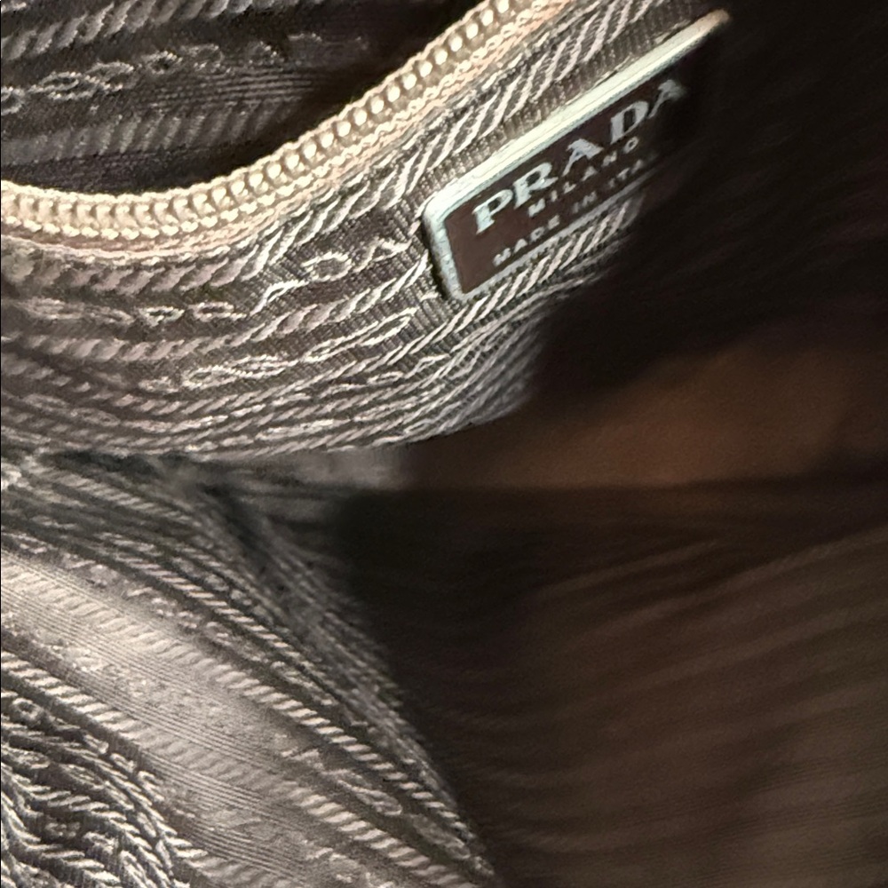 Prada beige tote - actually more of a coca color see ALL PHOTOS - Picture 5 of 12